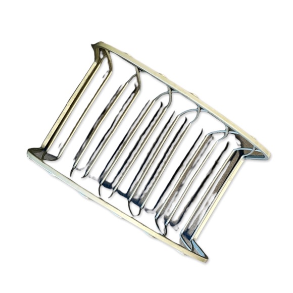 Satin Nickel Guest Towel Holder Like New - Picture 9 of 11